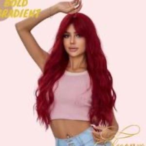 Beautiful 🤩 Wig/Red/Burgundy